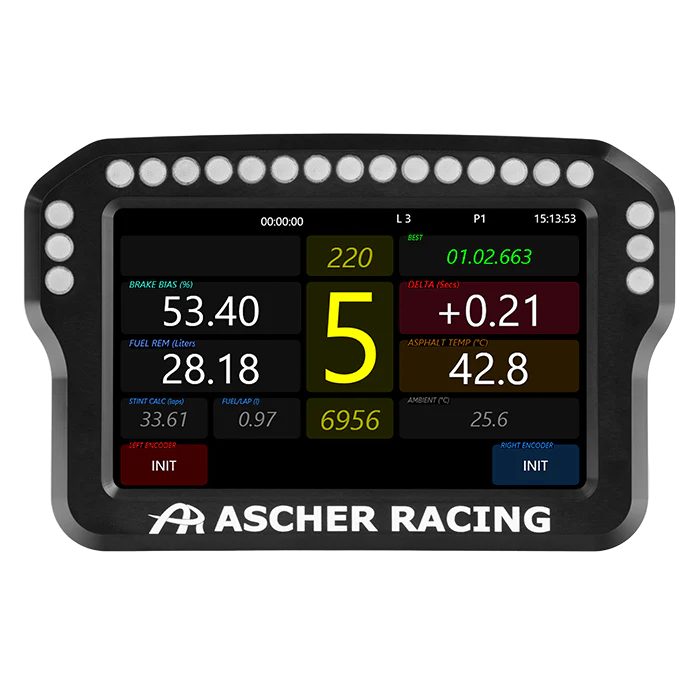 Ascher Racing Dashboard 4" Edition