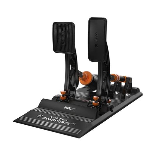 Asetek SimSports Forte Sim Racing Pedals - Brake & Throttle