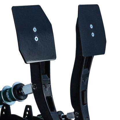 Venym Atrax Black Formula-Style Pedals (2-Pedal Set | LEDs | Covers)