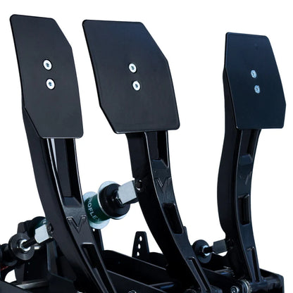 Venym Atrax Black Formula-Style Pedals (3-Pedal Set | LEDs | Covers)