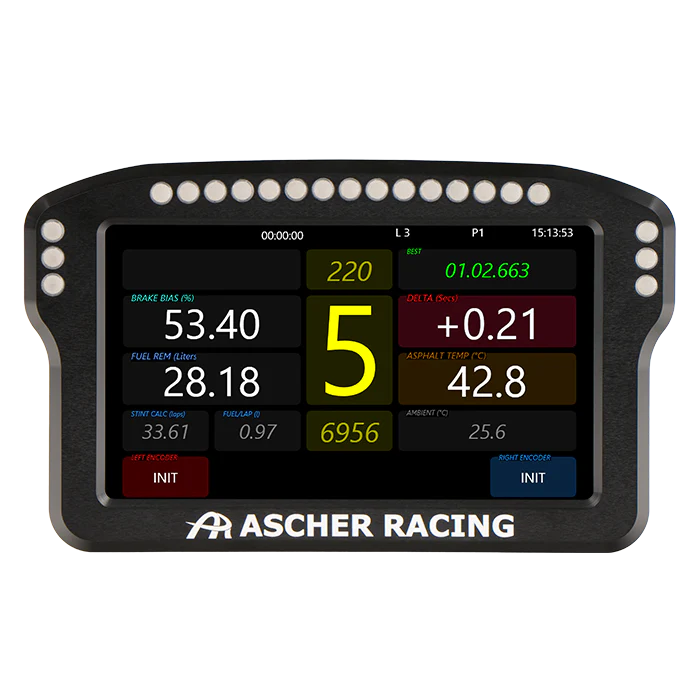 Ascher Racing Dashboard 5" Edition