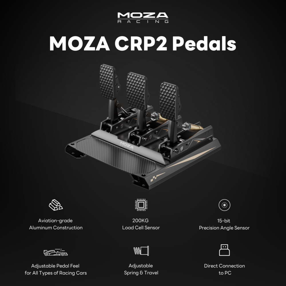 Moza Racing CRP2 Pedals